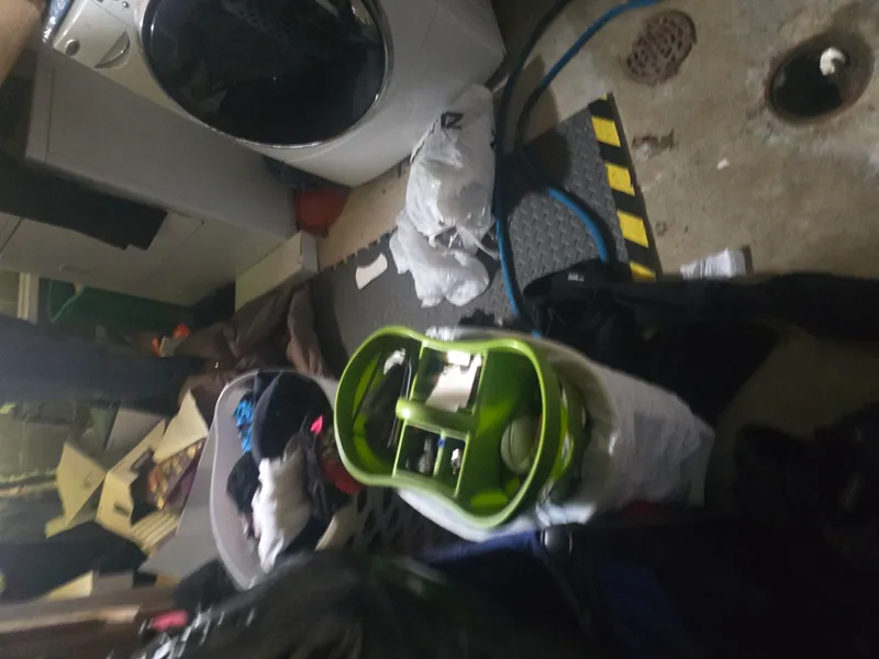 Basement cleanout — appliances and miscellaneous items for removal