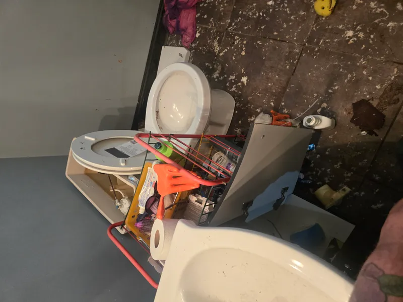 Residential cleanout job — household items and furniture hauled