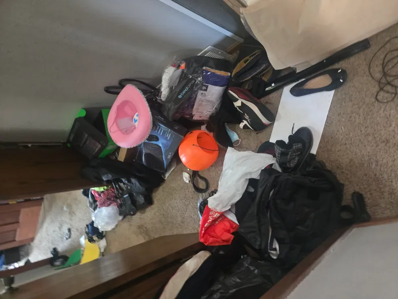 Home cleanout — living space cleared of unwanted items