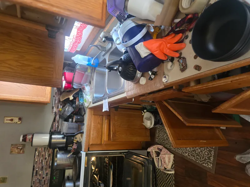 Estate cleanout — room full of belongings ready for removal