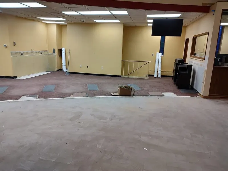 Commercial space cleared and ready for renovation